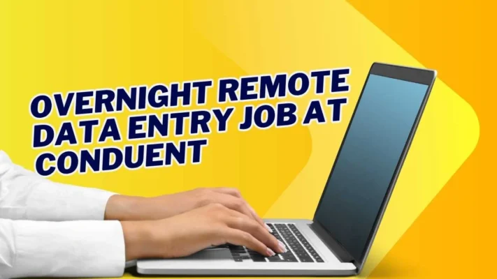 Overnight Remote Data Entry Job at Conduent
